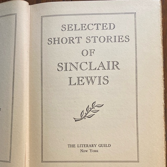 Selected Short Stories of Sinclair Lewis - Red and Gold Cover - Picture 4 of 6